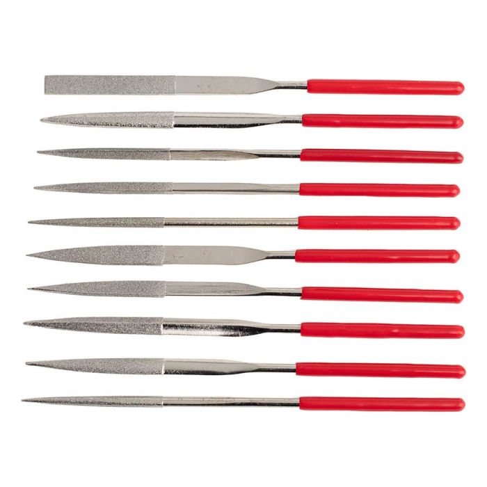 Boston Precision Tools diamond needle file set 160x4mm - 10 pcs