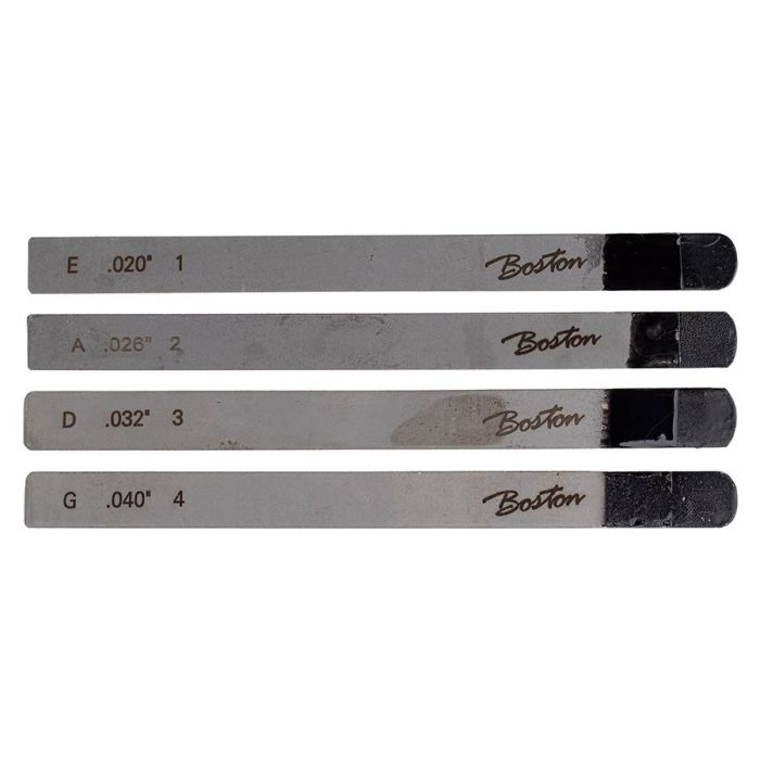 Boston Precision Tools violin nut file set .020 - .026 -.032 -.040