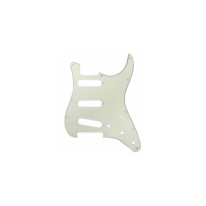 D'Andrea Strat SSS Pickguard, Parchment for Fender