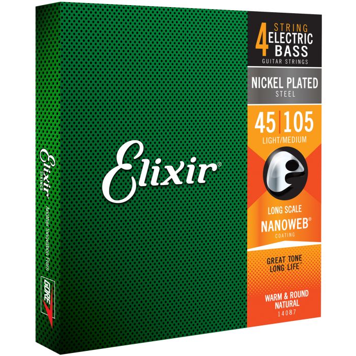 Elixir 14087 Bass X-Long Nano 045/105