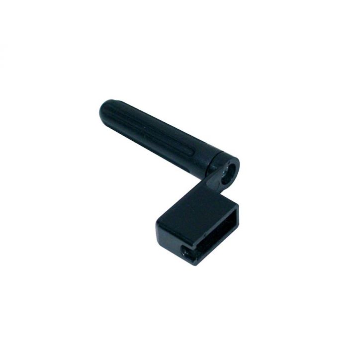 Snarenwinders, plastic, zwart, met bridge pin remover, 6-pack