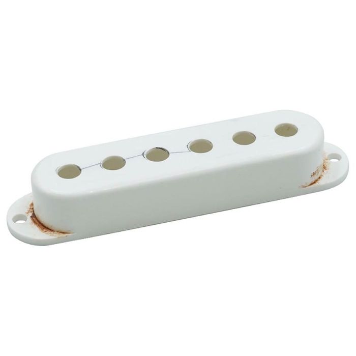 Hosco Japan 50's pickup cover set for ST, 3 pcs, bakelite, relic white