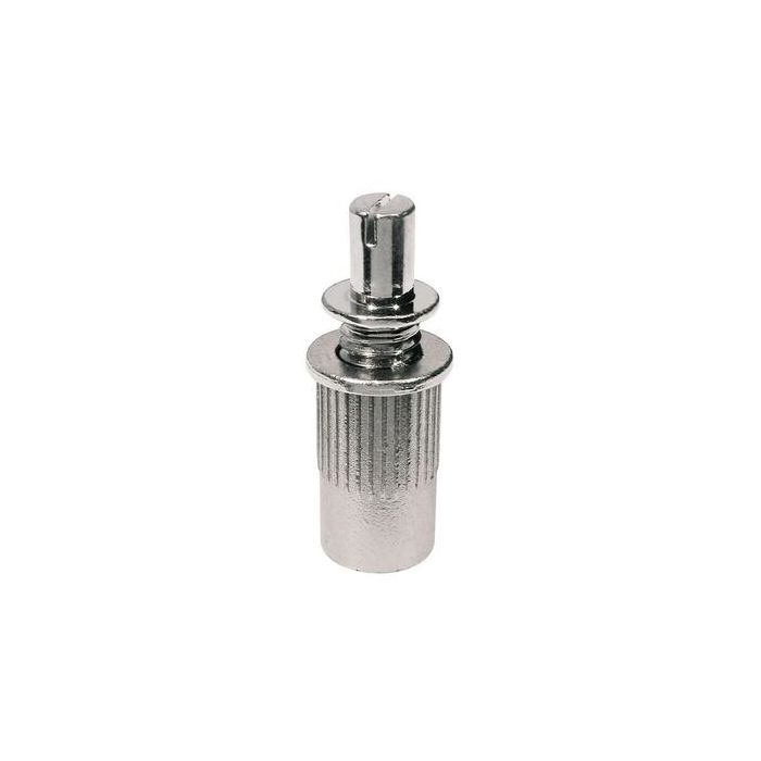 Bridge studs, chrome, 2-pack
