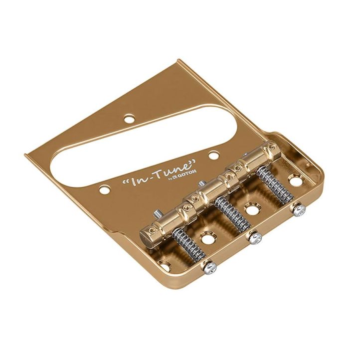 Gotoh BS-TC1S bridge-tailpiece T-model with brass saddles, gold