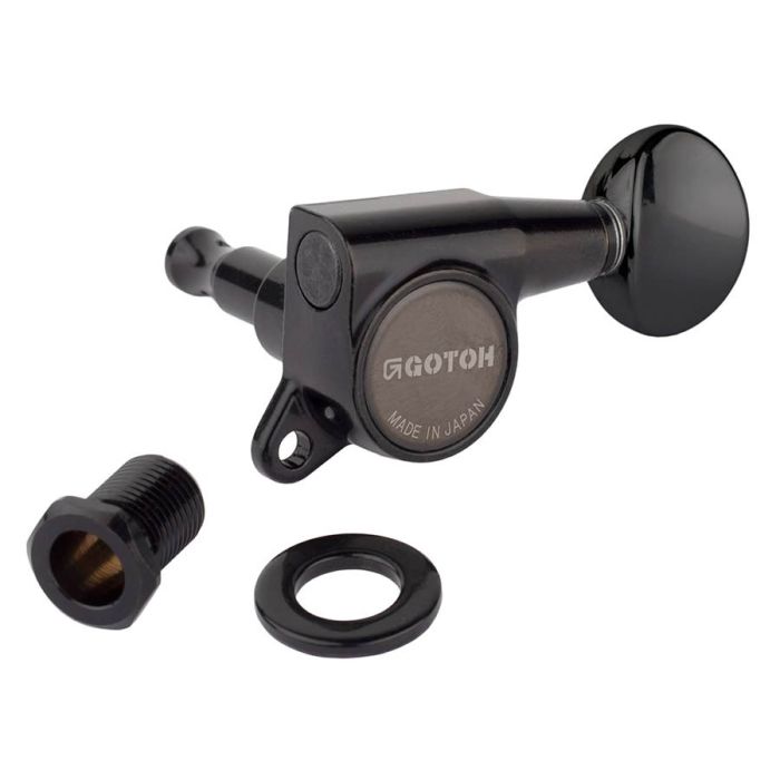Gotoh SG381 machine heads with 05 buttons, 6R, cosmo black