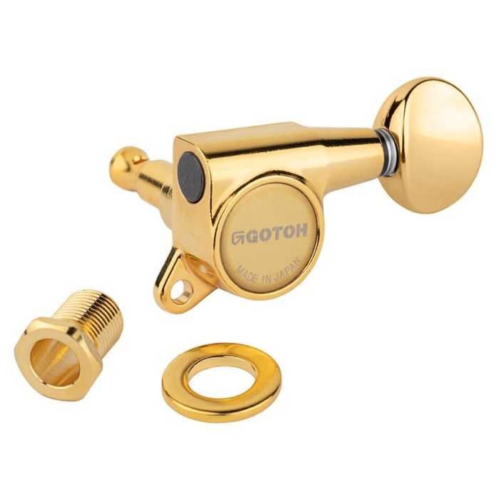 Gotoh SG381 machine heads with 05 buttons, 6R, gold