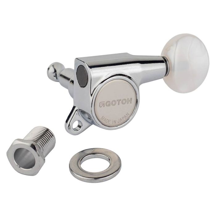 Gotoh SG381 machine heads with 05PW buttons, 3L3R, chrome