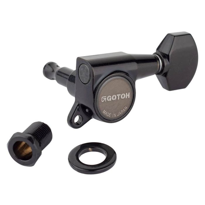 Gotoh SG381 machine heads with 07 buttons, 6L, cosmo black