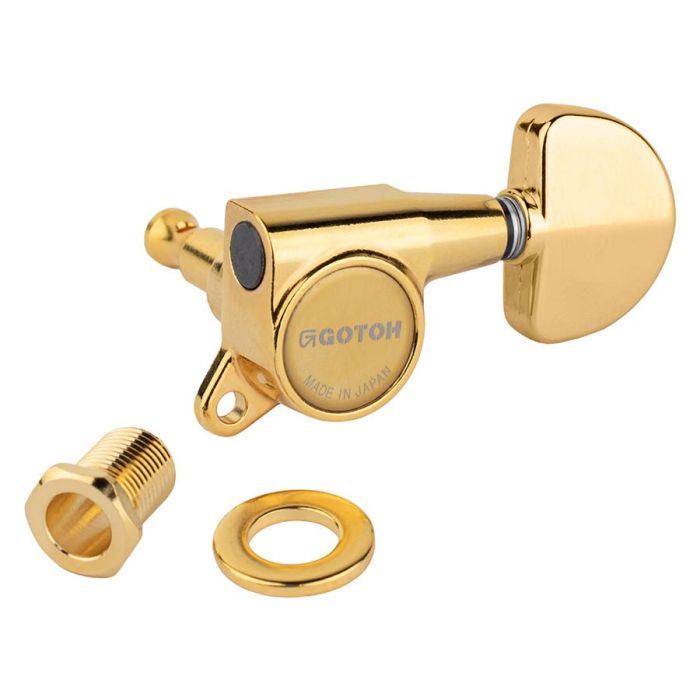 Gotoh SG381 machine heads with AB20 buttons, 3L3R, gold