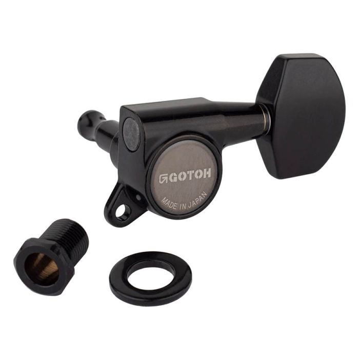 Gotoh SG381 machine heads with B01 buttons, 3L3R, black