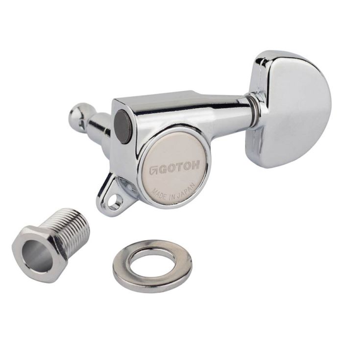 Gotoh SG381 machine heads with Magnum Lock and 20 buttons, 3L3R, chrome