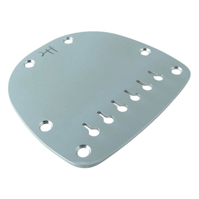 Halon hardtail conversion plate for JM/JG guitar, 1060 stainless steel, satin