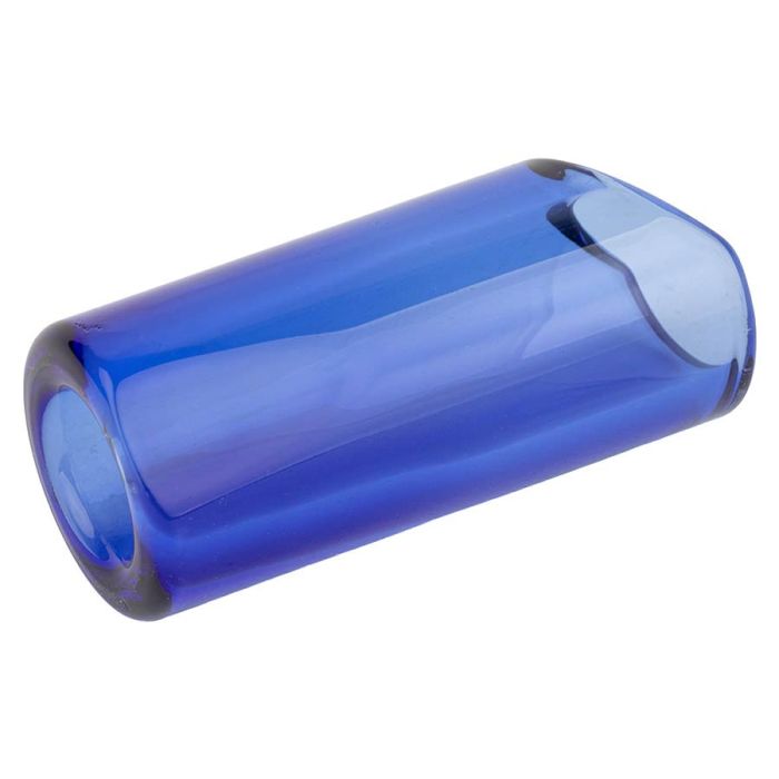 The Rock Slide moulded glass slide size M (inside 19 - length 60.0mm) - sapphire blue edition