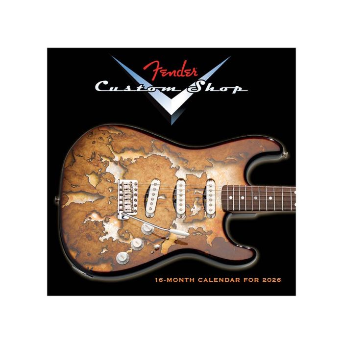 Fender 2026 Custom Shop calendar
