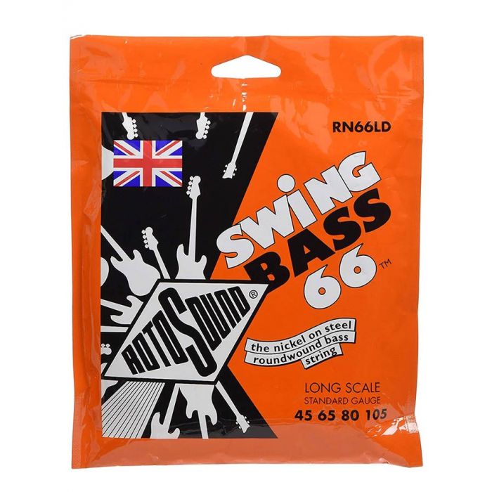 Rotosound Swing Bass 66 string set electric bass nickel wound 45-105