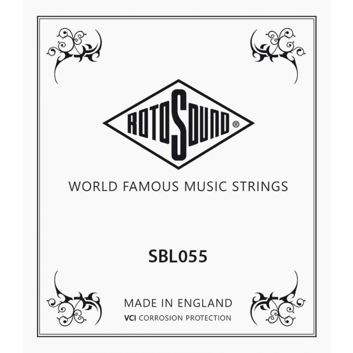 Rotosound .055 basgitaarsnaar, roundwound, longscale