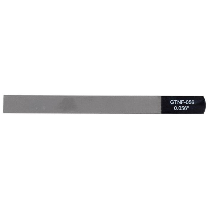 Boston Precision Tools gauged nut slotting file 0.056" (1.40mm) 150x12mm, 65Mn carbon steel HRC 35-55 hardness