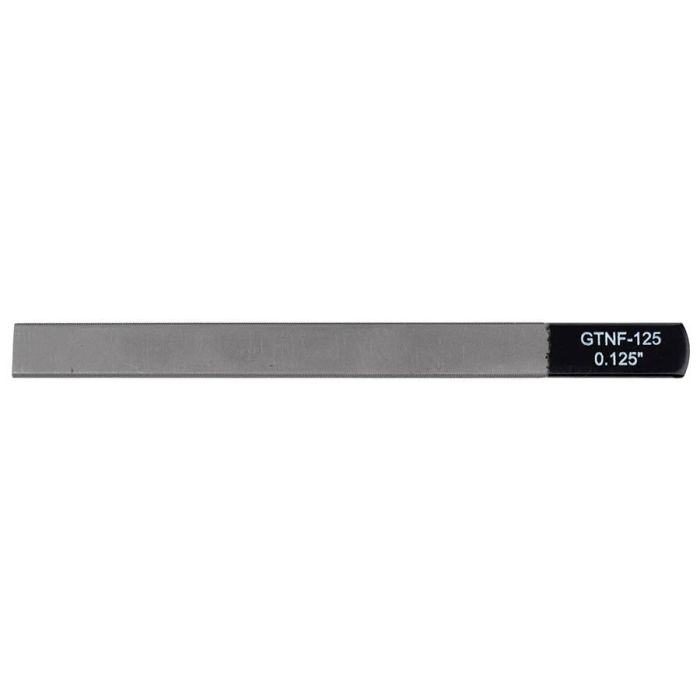 Boston Precision Tools gauged nut slotting file 0.125" (3.15mm) 150x12mm, 65Mn carbon steel HRC 35-55 hardness