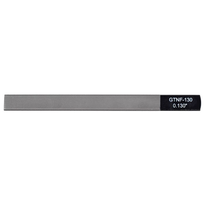 Boston Precision Tools gauged nut slotting file 0.130" (3.30mm) 150x12mm, 65Mn carbon steel HRC 35-55 hardness
