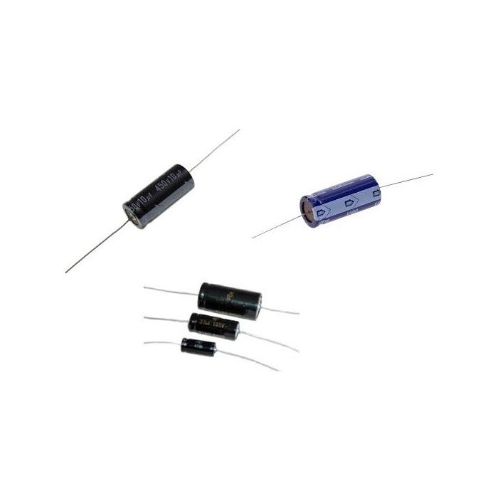 Elektrolyt condensatoren axiaal 10V-500V