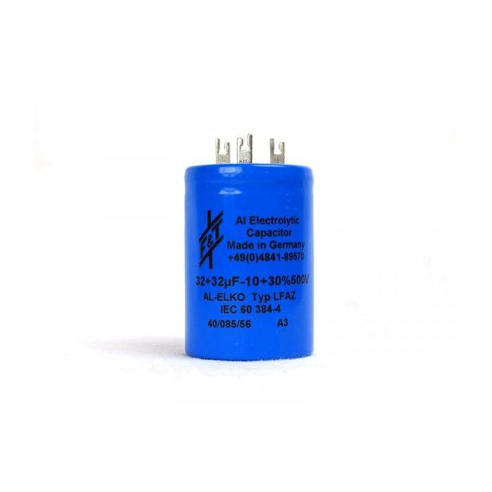 F+T 50+50 µF @ 500 Volt