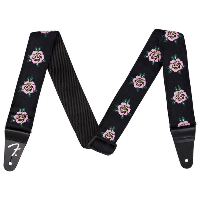 Fender  guitar strap, pink 2"