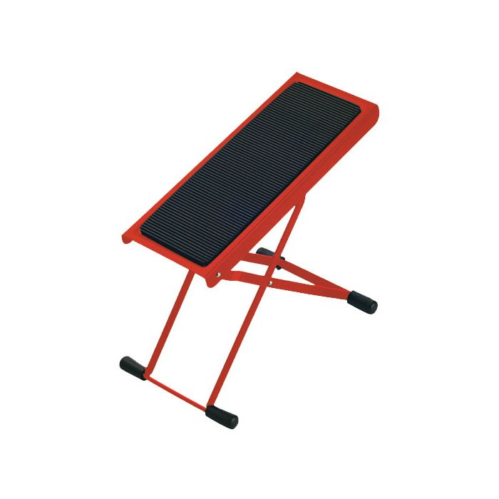 K & M 14670 rood voetenbank voor Gitarristen