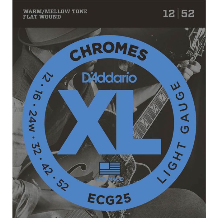 D'Addario XL Chromes snarenset elektrisch