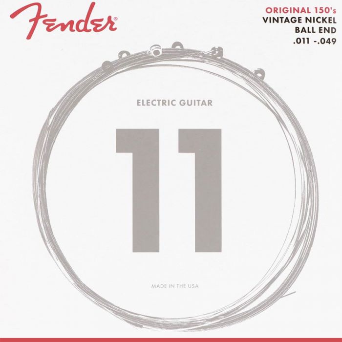 Fender Original 150s string set electric pure nickel medium 011-014-018-025-038-048 
