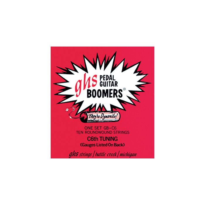 GHS GB-C6 Pedal Guitar Boomers 012/070