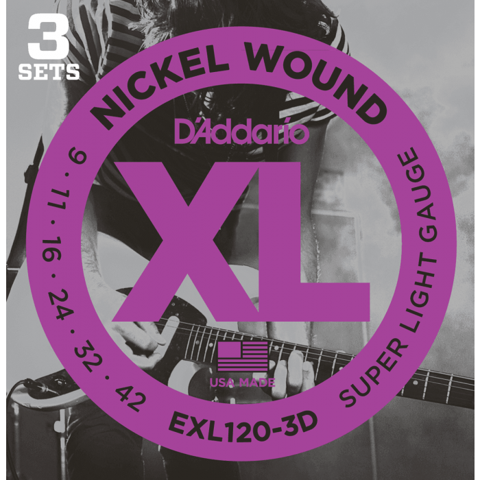 D'Addario XL Nickel Round Wound snarenset elektrisch