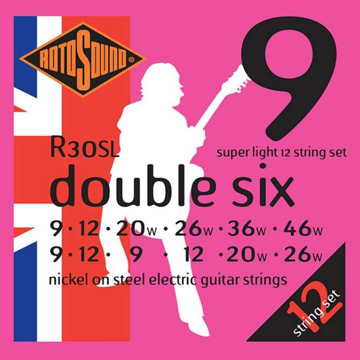 Rotosound Roto string set electric 12 nickel wound 9-46