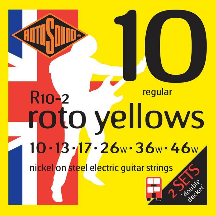 Rotosound Roto string set electric nickel wound 10-46