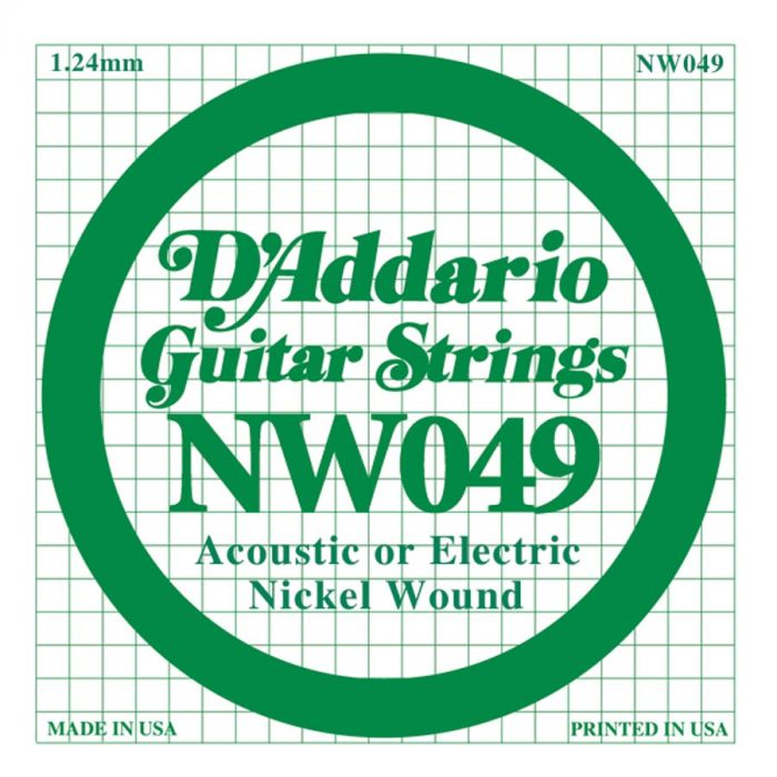 D'Addario XL Nickel Round Wound .049 snaar