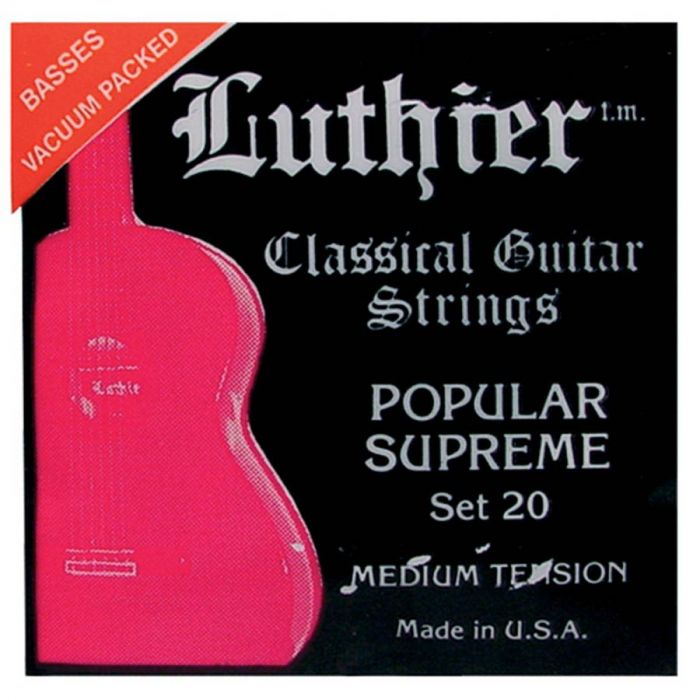 Luthier snarenset klassiek / flamenco, Popular Supreme, medium tension