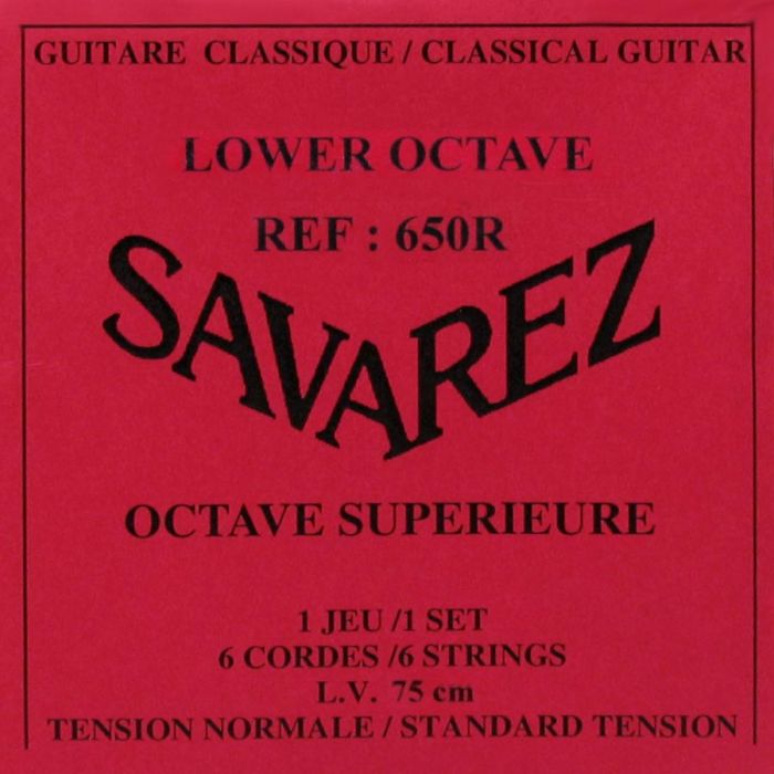 Savarez snarenset klassiek for lower octaaf