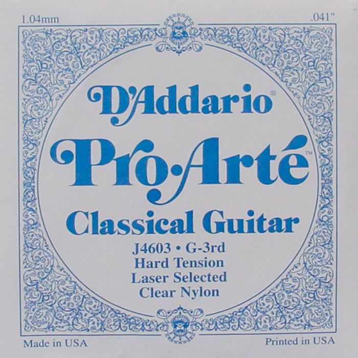 D'Addario Classics G-3 snaar voor klassieke gitaar