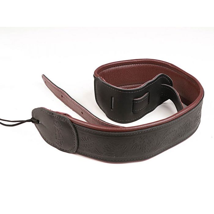 Martin embossed garment leather guitar strap 2