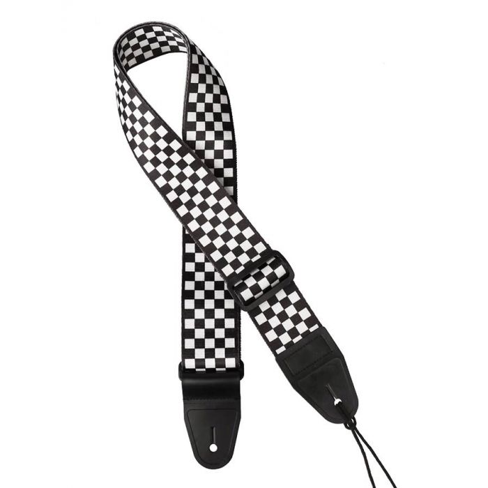 Gaucho Icon Series guitar strap 'checkers deck'
