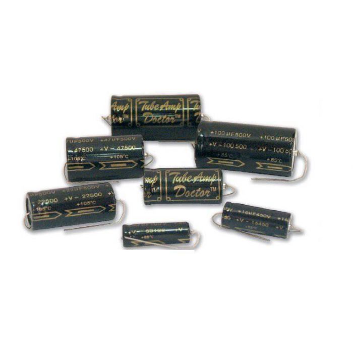 Popesq Elektrolytkondensator 47µF 400VDC – 2 Stück, 16x25 Mm