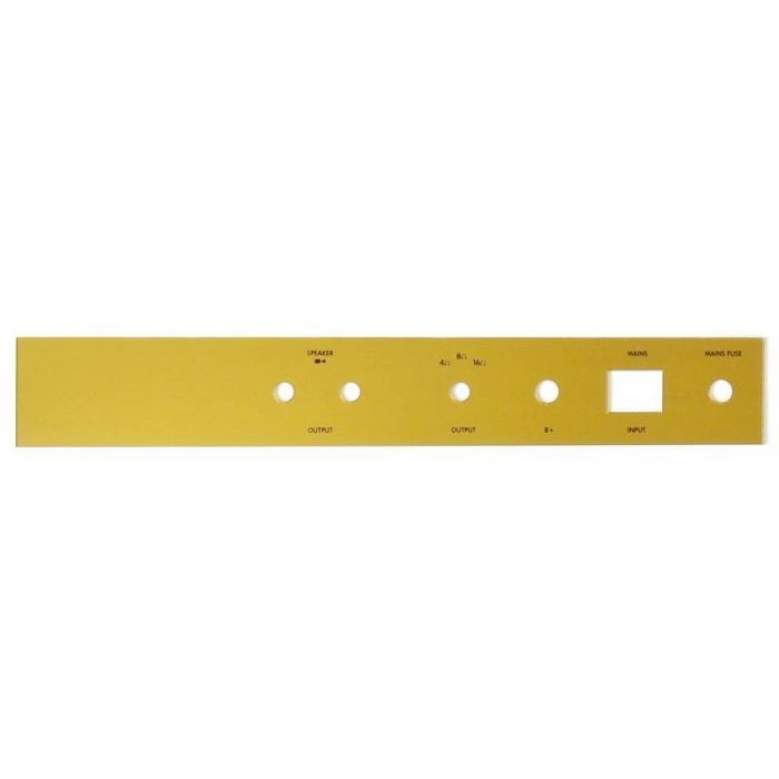 Plexi Rearpanel for 45 Watt Kit