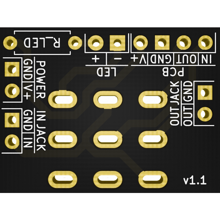 PCB for 3PDT Footswitch Wiring