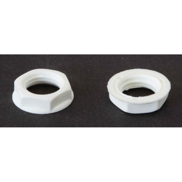 WHITE hex-nut for CO1030 + CO1060