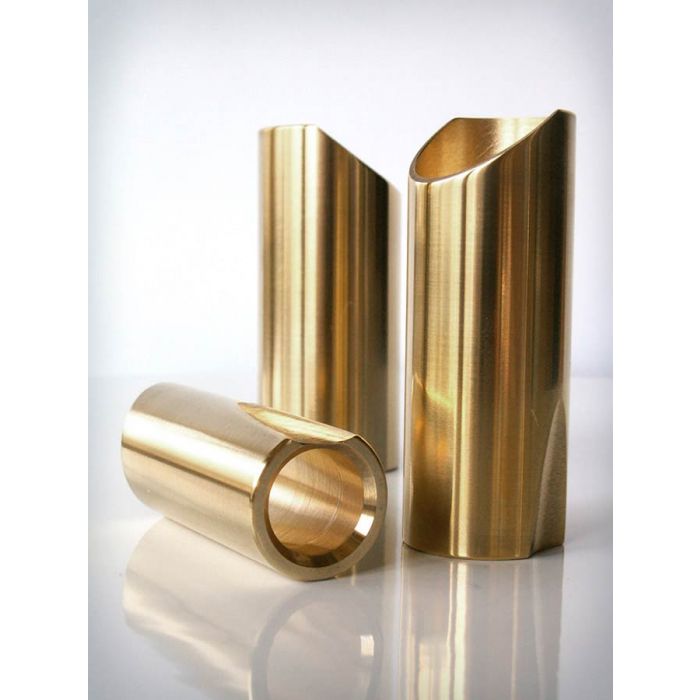 The Rock Slide polished brass slide size S (inside 17.5mm - length 47.5mm)