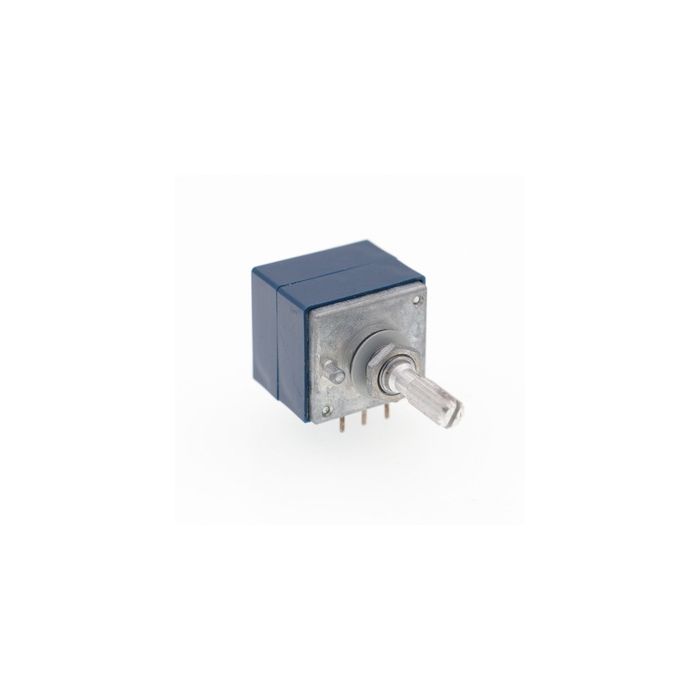 ALPS Potentiometer 50KAX2 Stereo 6mm Print SPLIT SHAFT