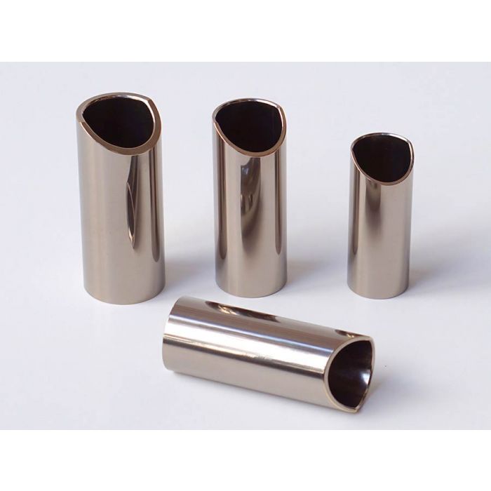 The Rock Slide polished nickel slide size S (inside 17.5 - length 47.5mm)
