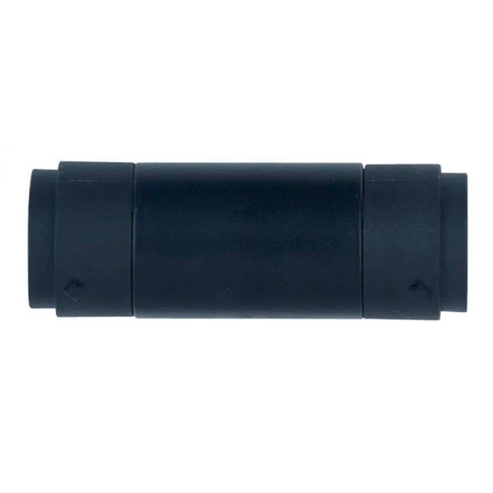 Verloop plug, speaker 4-polig male zwart plastic, speaker 4-polig male