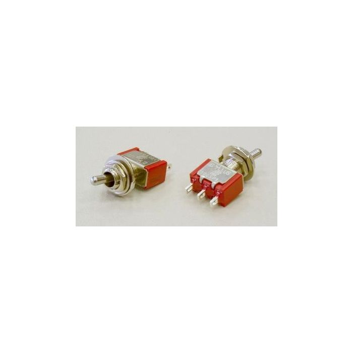 Toggle Switch sPDT/ON-ON  3A/250VA with short toggle