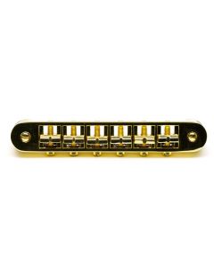 Graph Tech ResoMax PM-8843-G0 - NV1 4 mm Tune-O-Matic Bridge - Gold