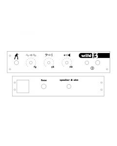 Faceplate for Amp-Kit Wild 13 - white/black